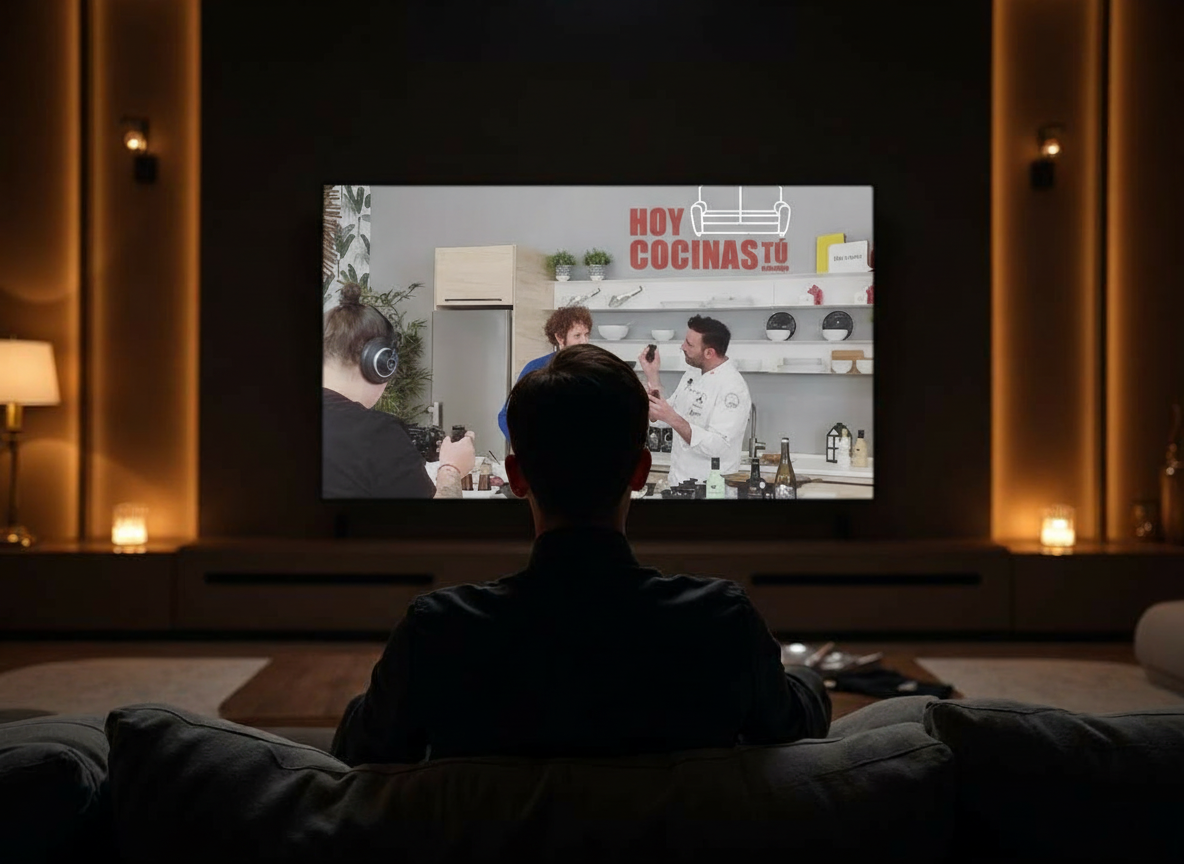 Viendo el podcast Hoy cocinas tú conmigo